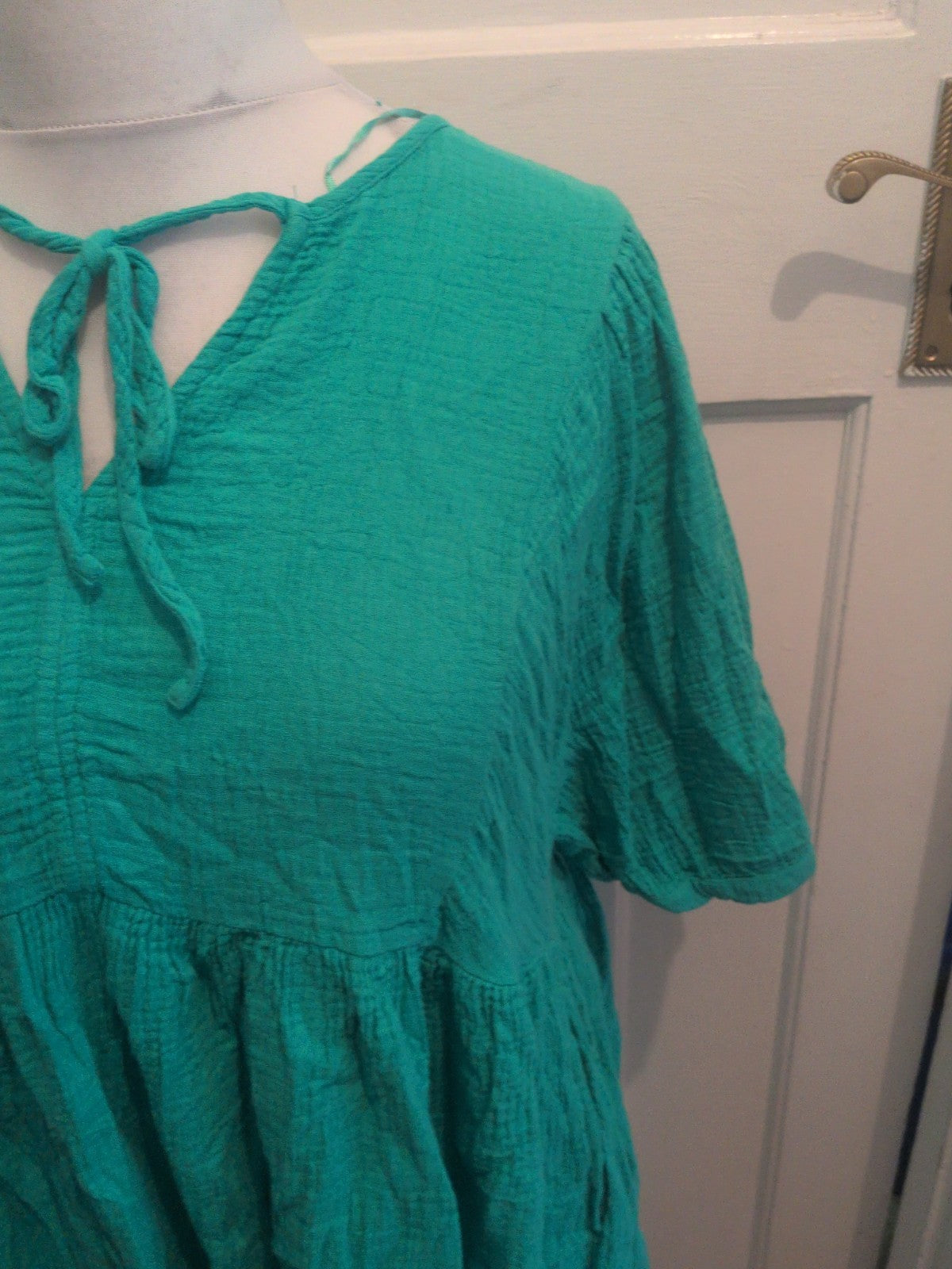 Peacocks 14 Mint Green Short Sleeve Dress