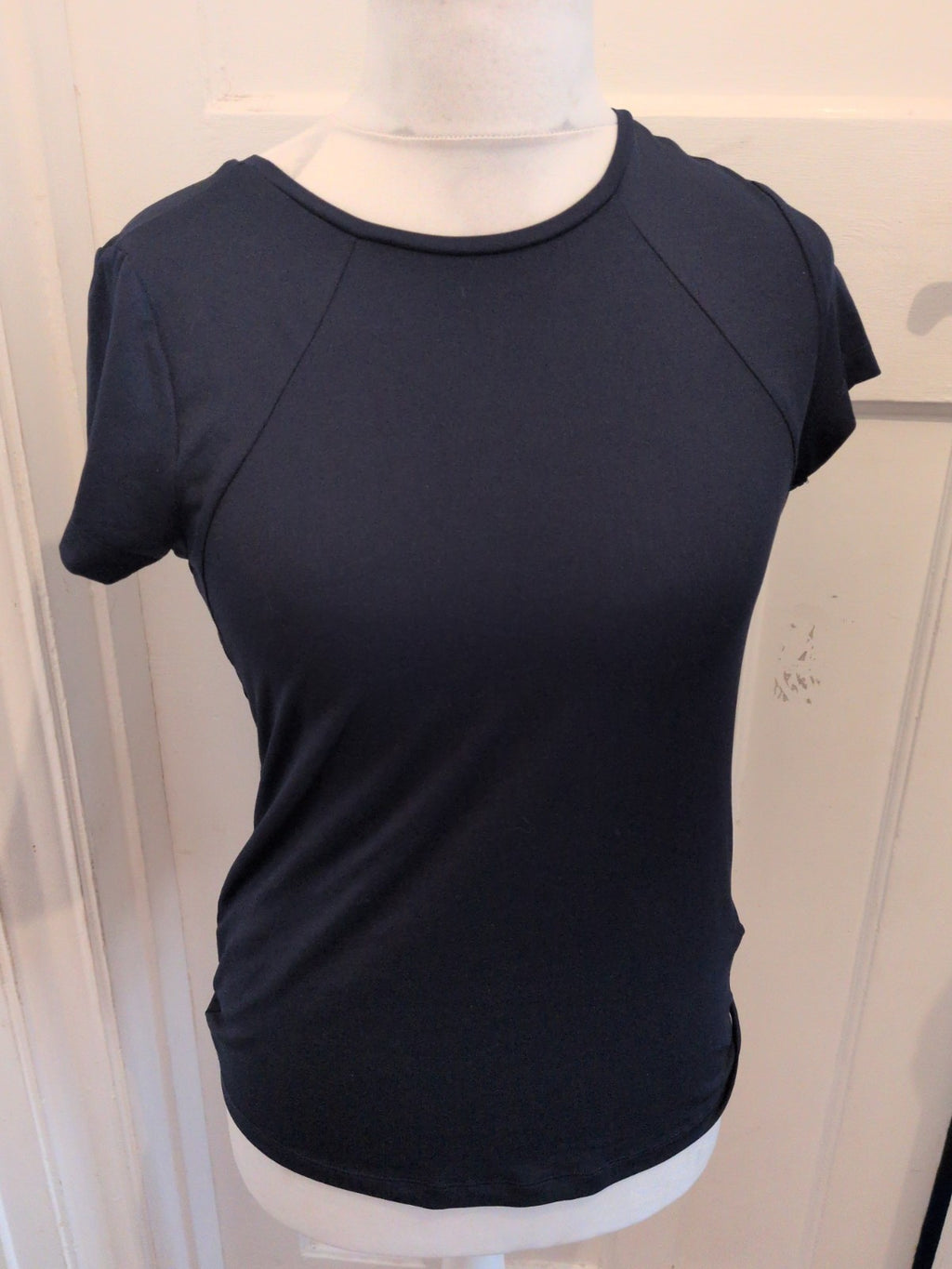 Marks And Spencer Active 10 Navy Short Sleeve T-shirt