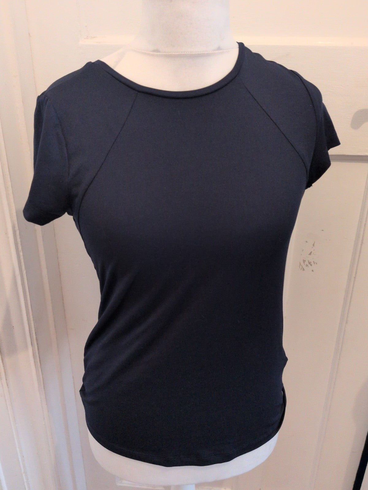 Marks And Spencer Active 10 Navy Short Sleeve T-shirt