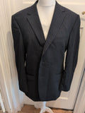 Marks And Spencer Tailoring The Performance Suit 42short Navy Pinstripe Jacket