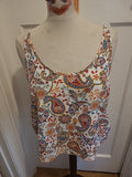 Ladies Primark Size 14 Multi Aztec Sleeveless Cami Top