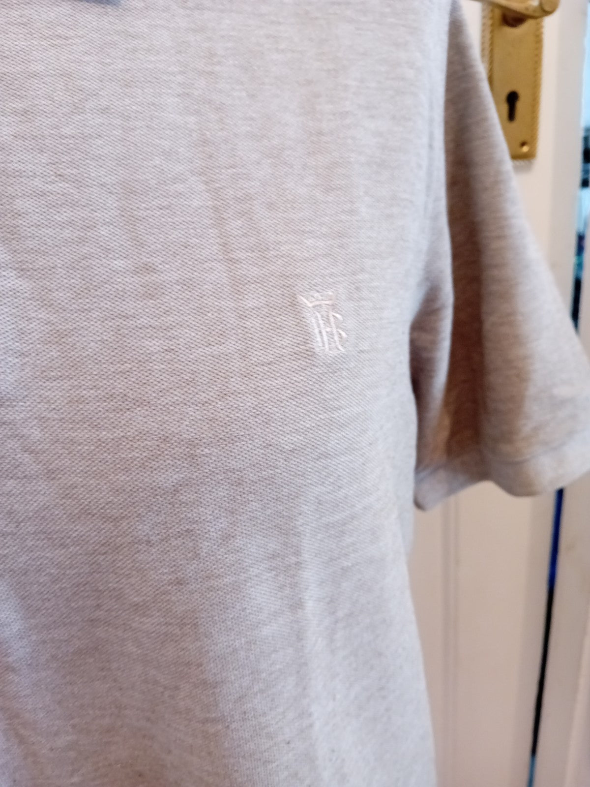 Marks And Spencer Large Stone Short Sleeve Polo