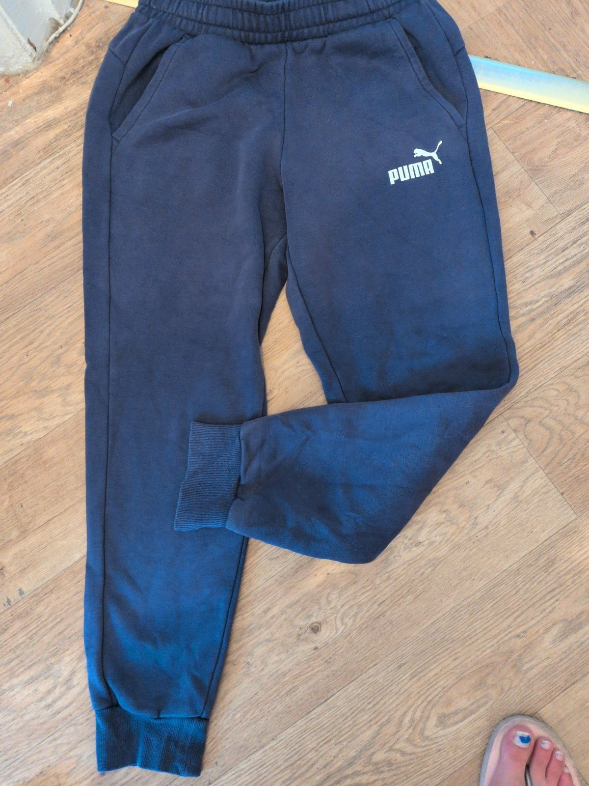 Puma Small Navy Elasticated Jogger