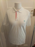 Mens Reef Knots Size Small White Short Sleeved Polo