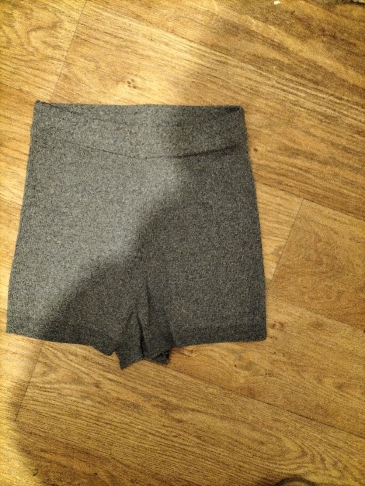 Ladies Oh Polly Small Grey Elasticated Shorts