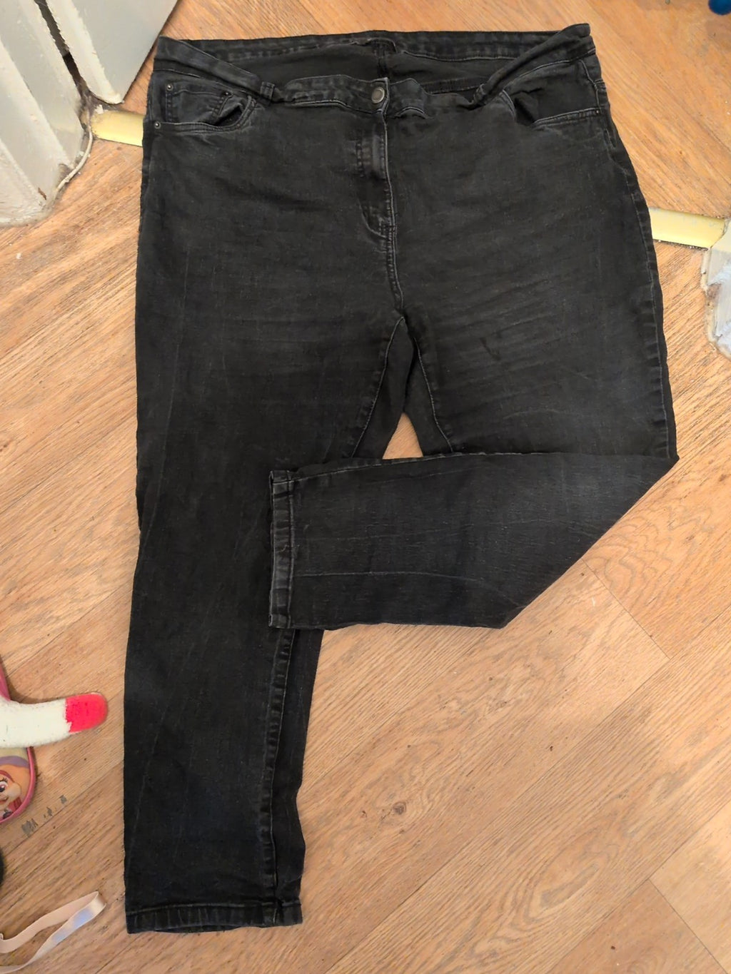 Bonmarche 24 Slim Leg Black Jeans