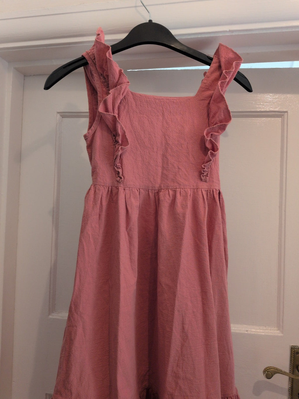 Shein 7 Years Peach Sleeveless Dress