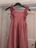 Shein 7 Years Peach Sleeveless Dress