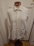 Mens Ben Sherman Size 16" White Long Sleeved Shirt