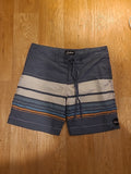 Mens Skylark Size 34" Multicoloured Striped Shorts