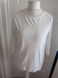 Marks And Spencer 20 3/4 Sleeve Slash Neck Long Sleeve T-shirt