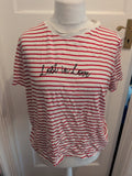 Whistles Large Red Stripe Pyjama Top