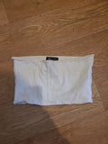 Ladies Topshop Size 8 White Boob Tube