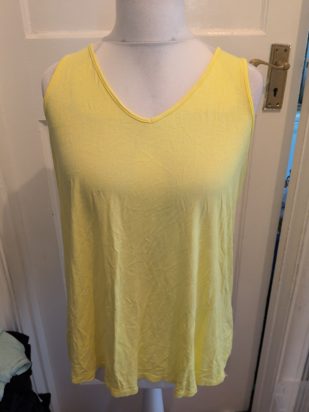 George 18 Yellow Sleeveless T-shirt