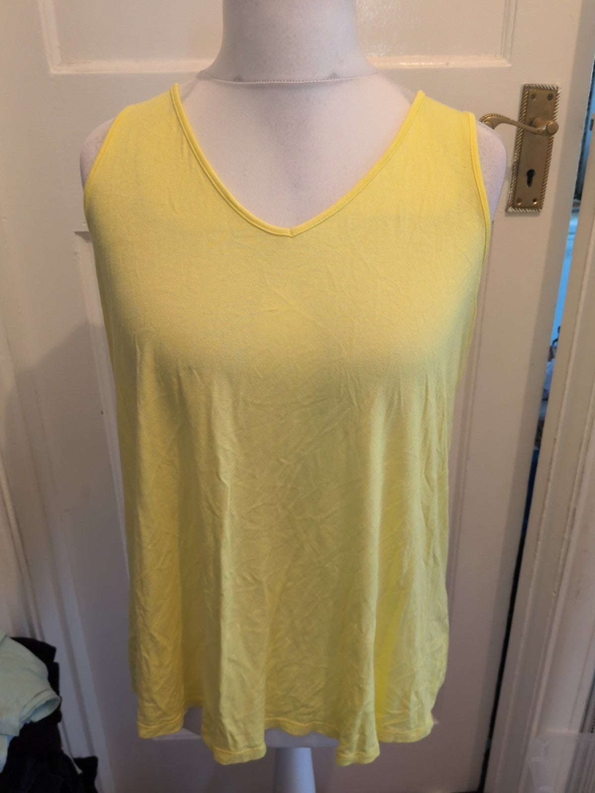 George 18 Yellow Sleeveless T-shirt