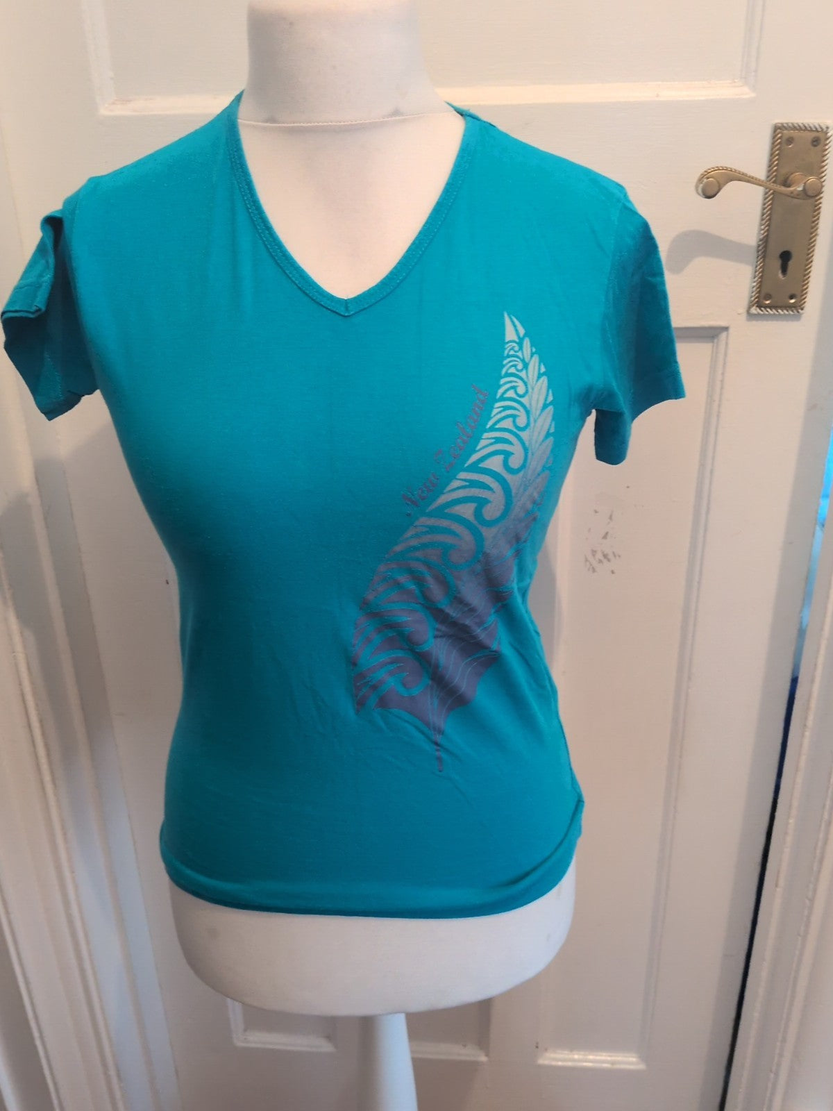 Kiwi Planet Small Turquoise Short Sleeve T-shirt