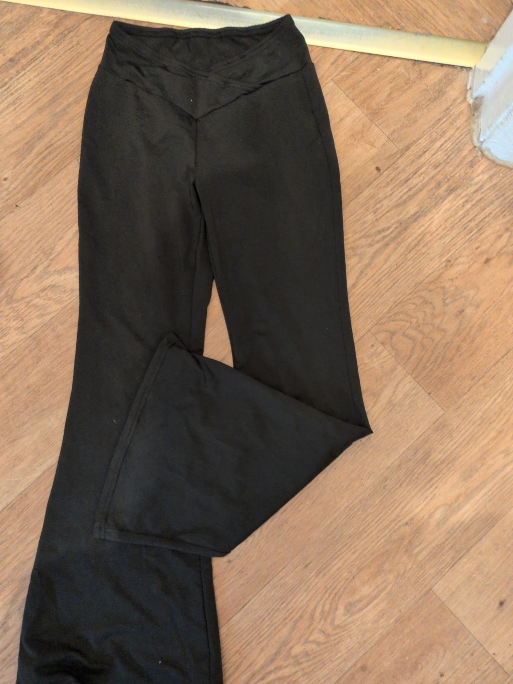 Shein Petite 2XS Black Flared Legging