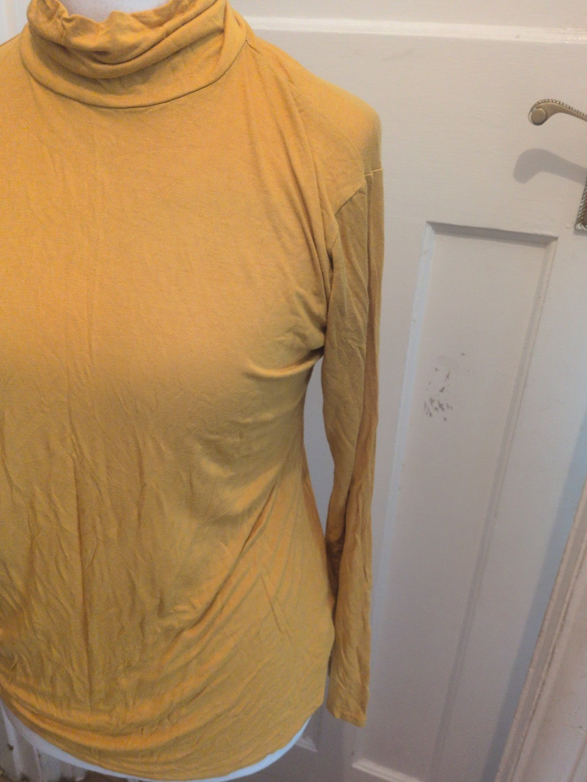 20/22 Mustard Long Sleeve T-shirt High Neck