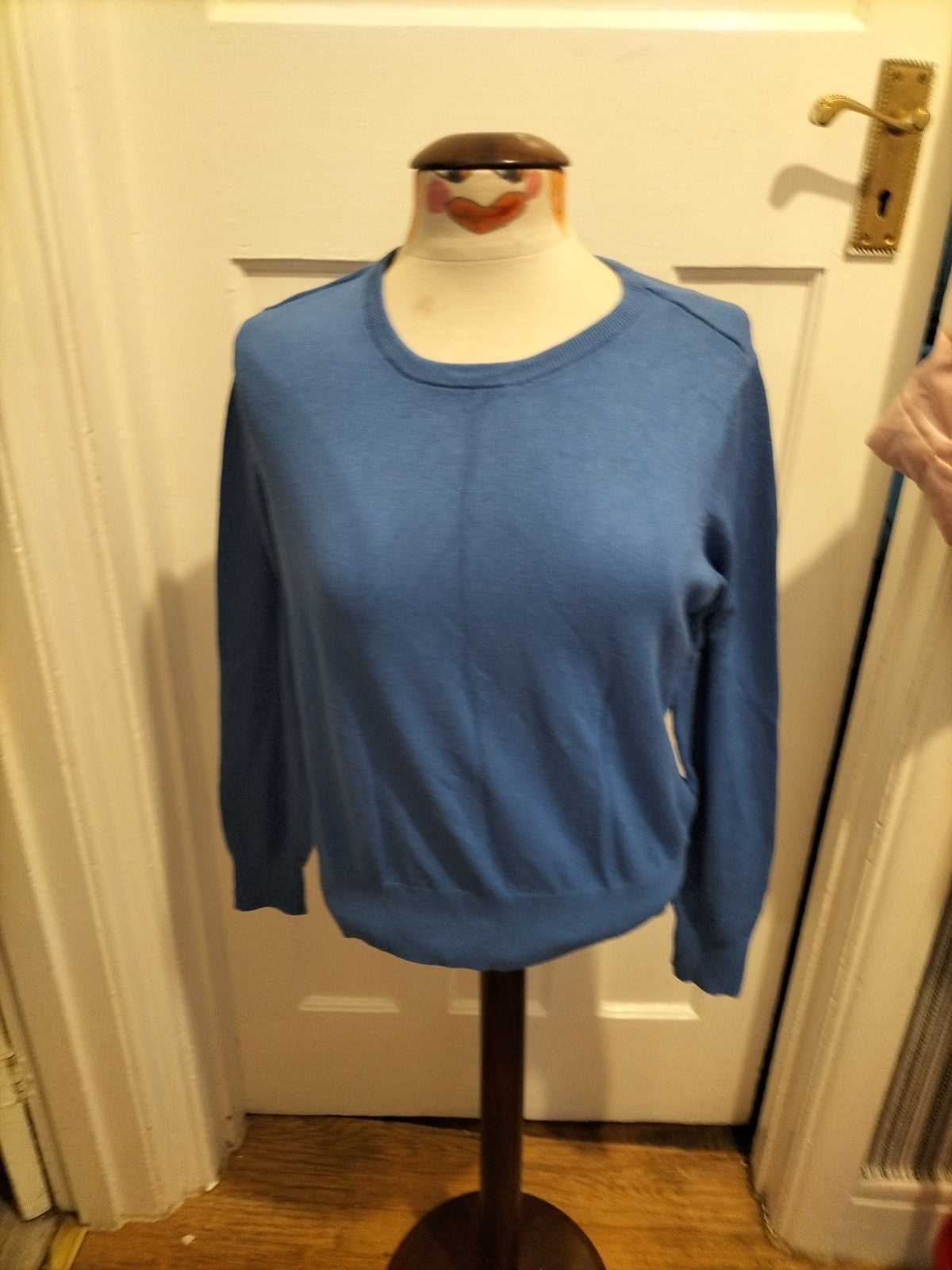 Ladies H&M Size Medium Blue Long Sleeved Pullover Jumper