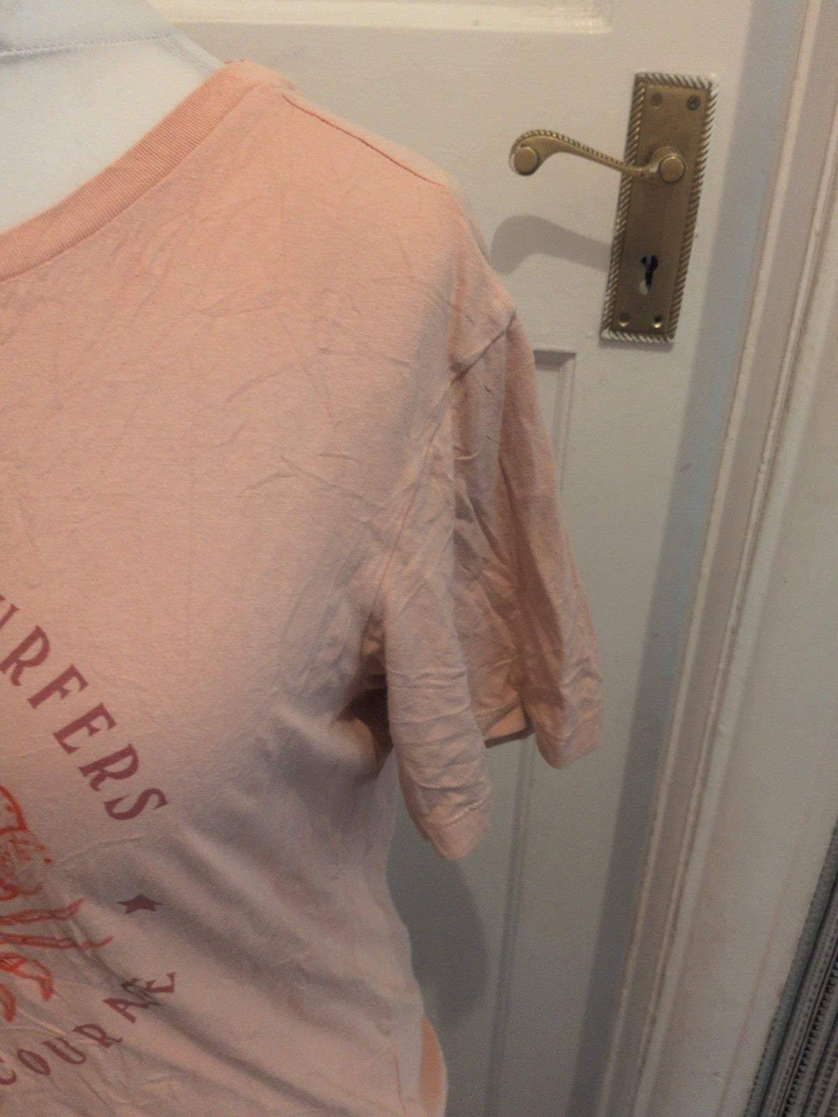 Tex Medium Salmon Pink Short Sleeve T-shirt