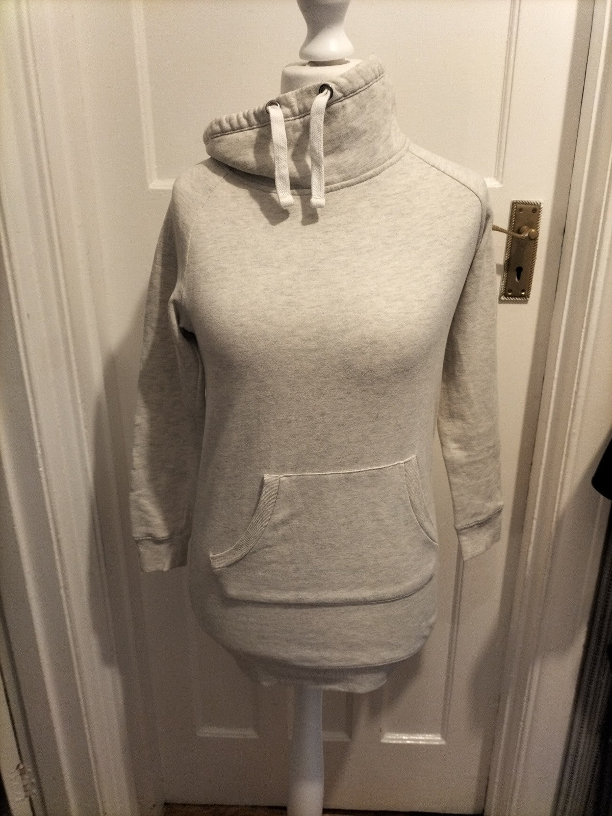 Ladies peacocks 8 grey long sleeve jumper