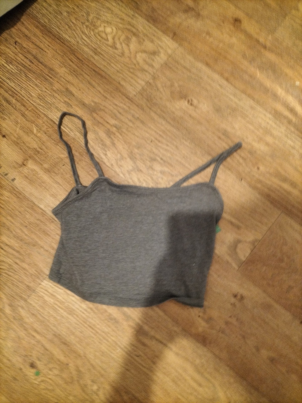 Ladies Divided Size Small Grey Sleeveless Boob Tube
