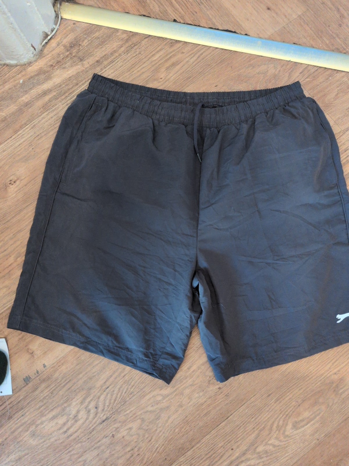 Slazenger 2XL Dark Grey Mesh Lined Elasticated Swim Shorts
