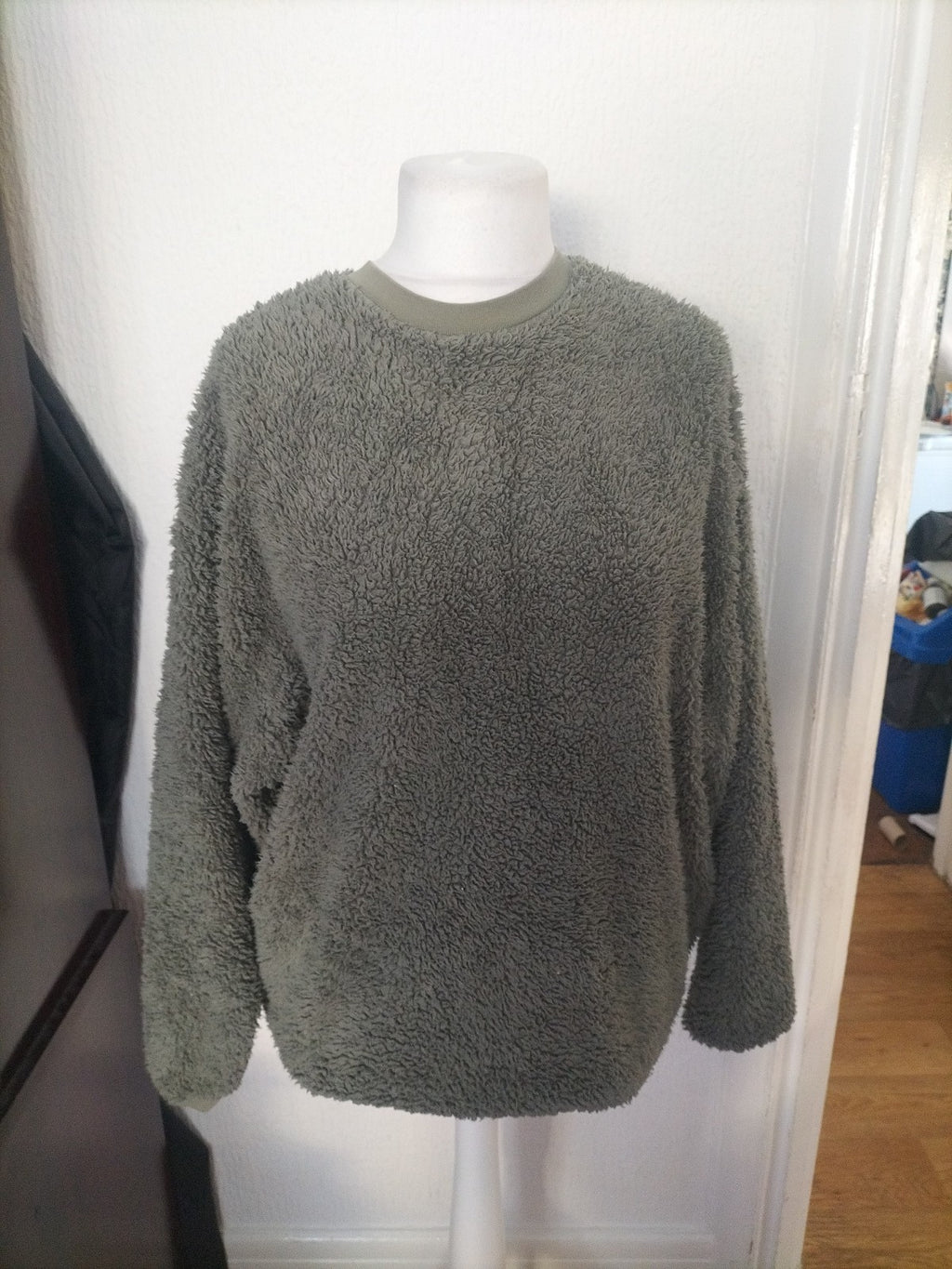 Ladies Asos Size M Grey Fluffy Jumper