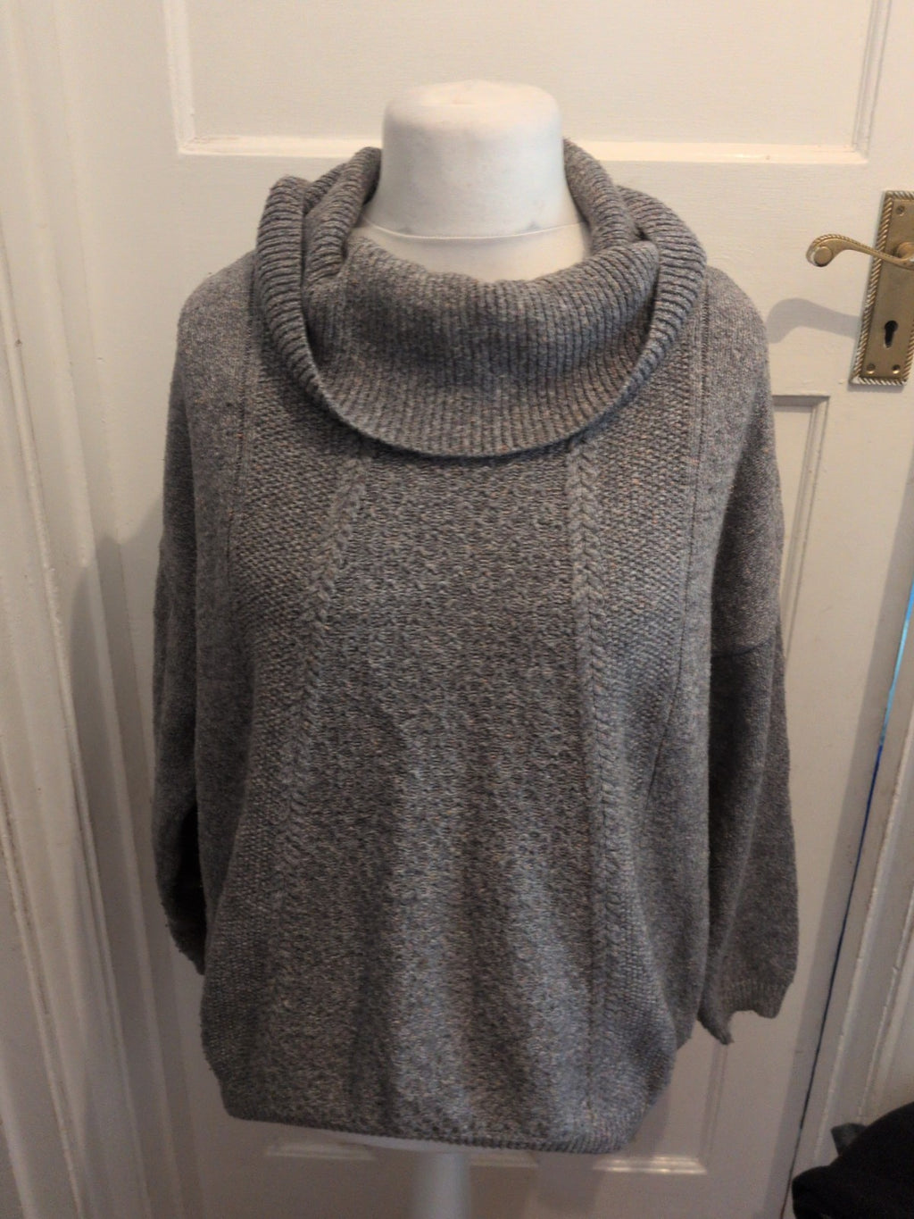 Soon 16 Grey High Neck Pullover Jumper