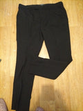 Mens Cedarwood State Size 40R Black Slim Fit Trousers