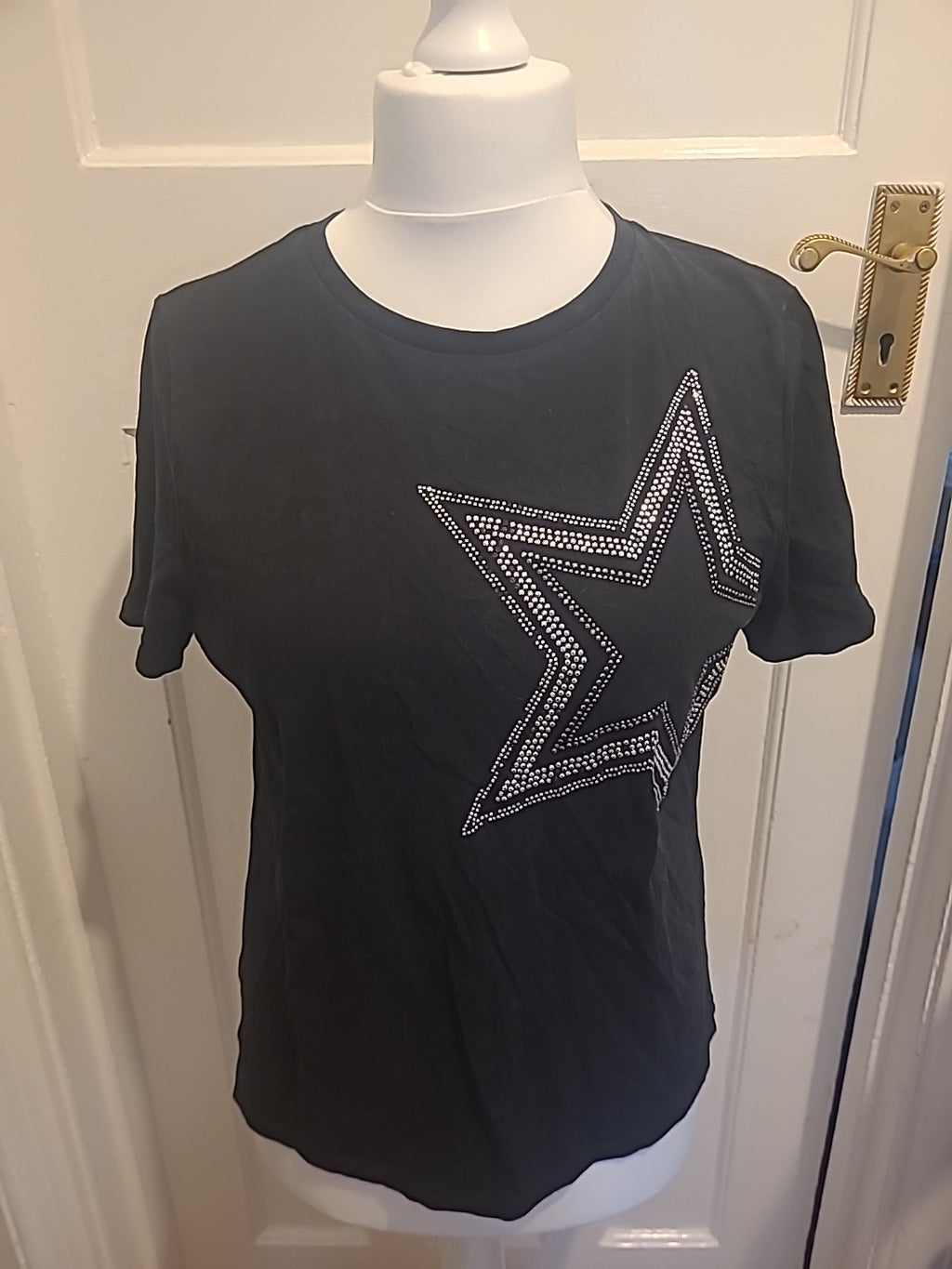 Ladies Tu 14 Black Star Short Sleeve T-shirt
