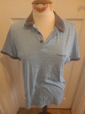 Mens Pierre Cardin Size Small Regular Fit Pale Blue Polo
