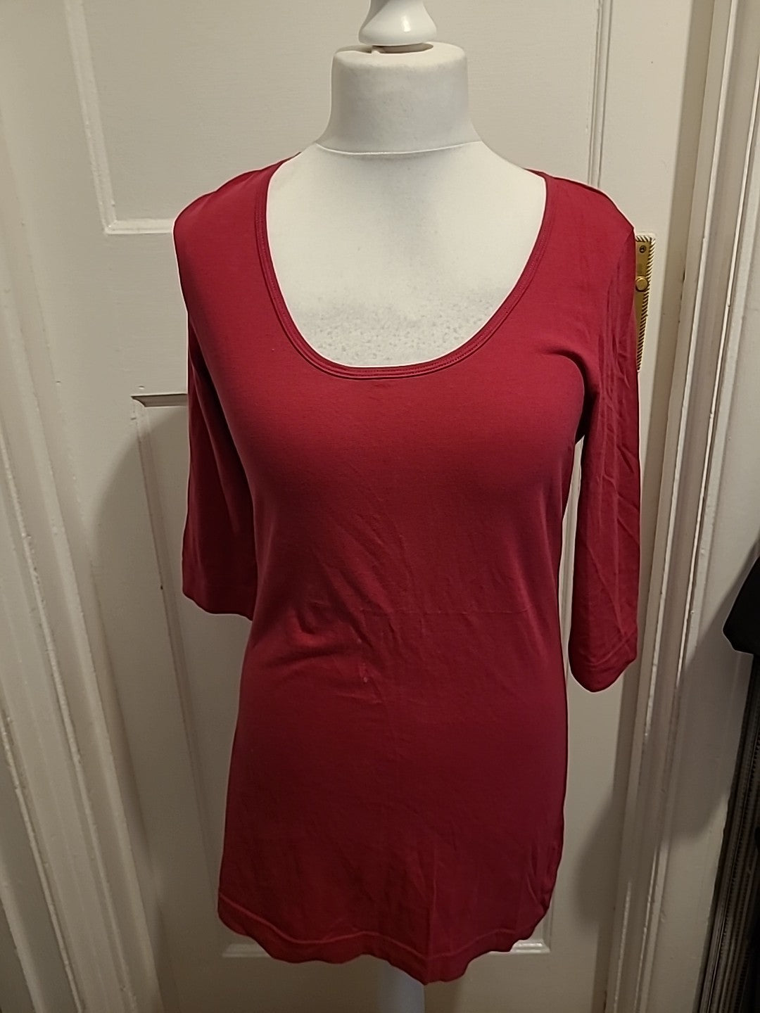 Ladies Esmara Size Large Red Long Sleeve Blouse
