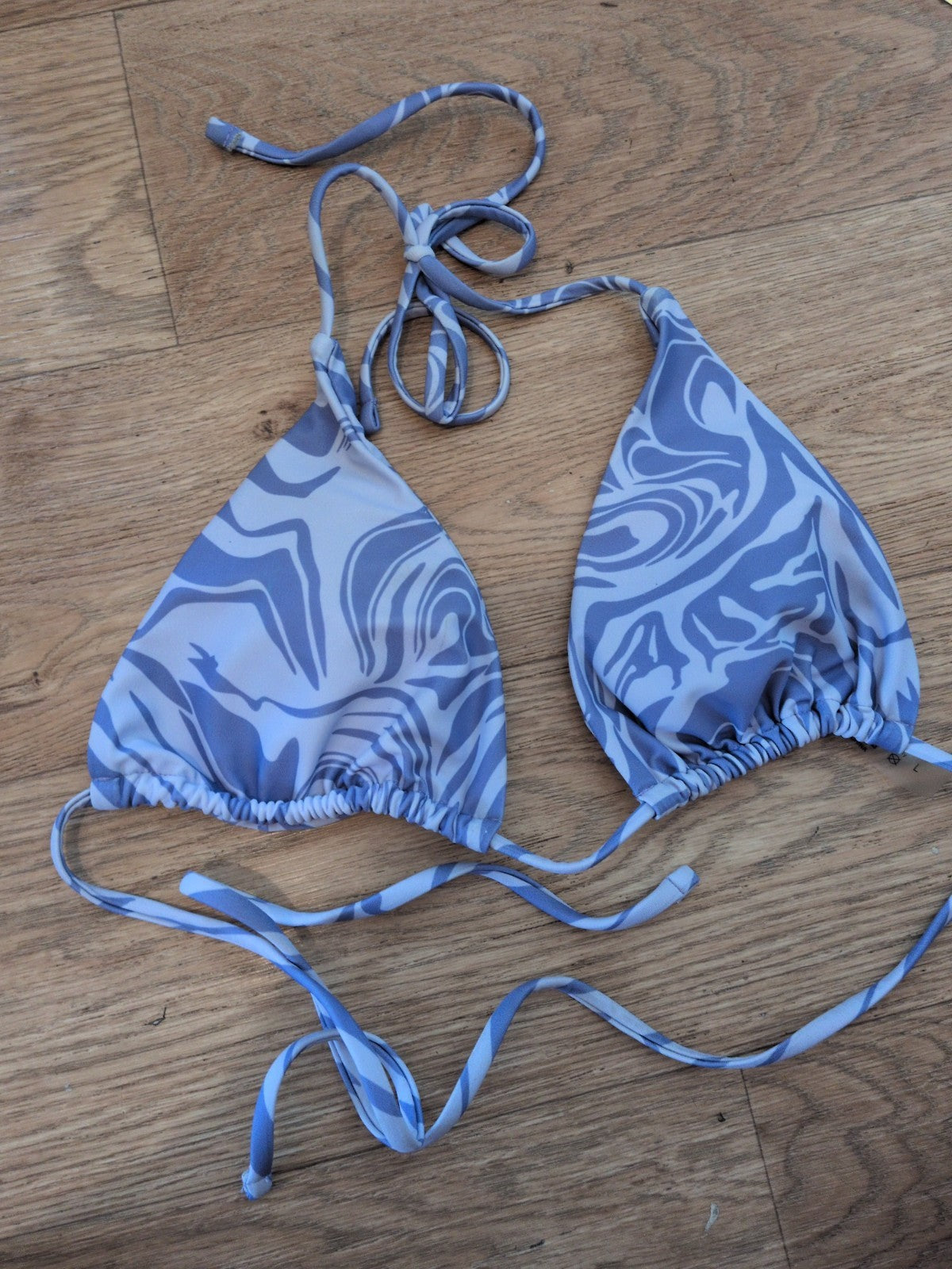 Large Two Tone Purple Bikini Bra