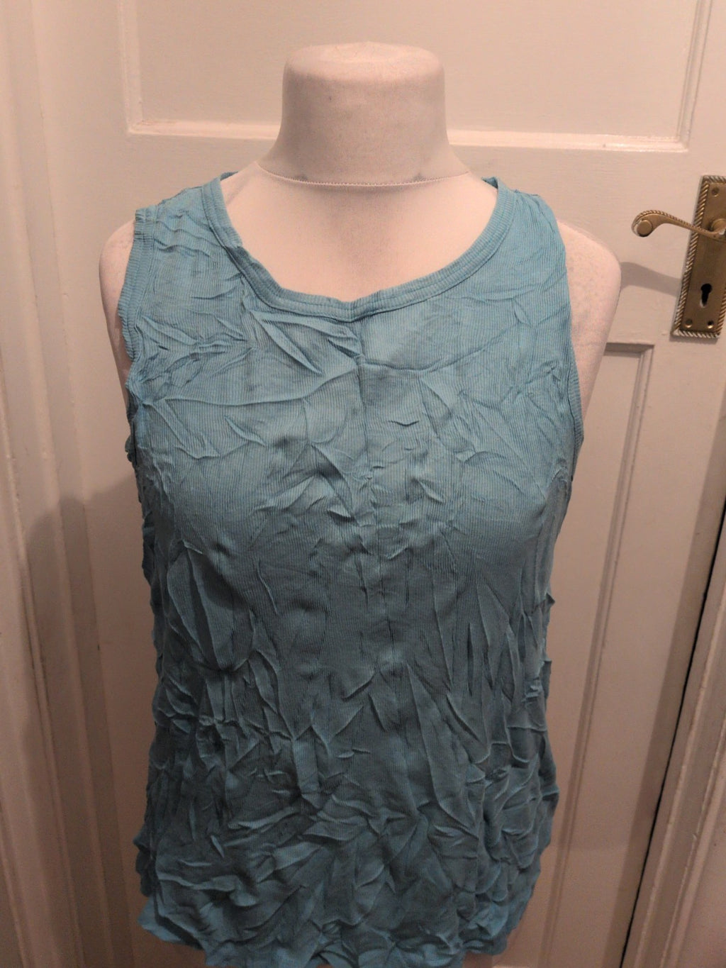 F&F Medium Turquoise Sleeveless Tshirt