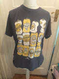 Animal Medium Beer Can Pattern Short Sleeve T-shirt
