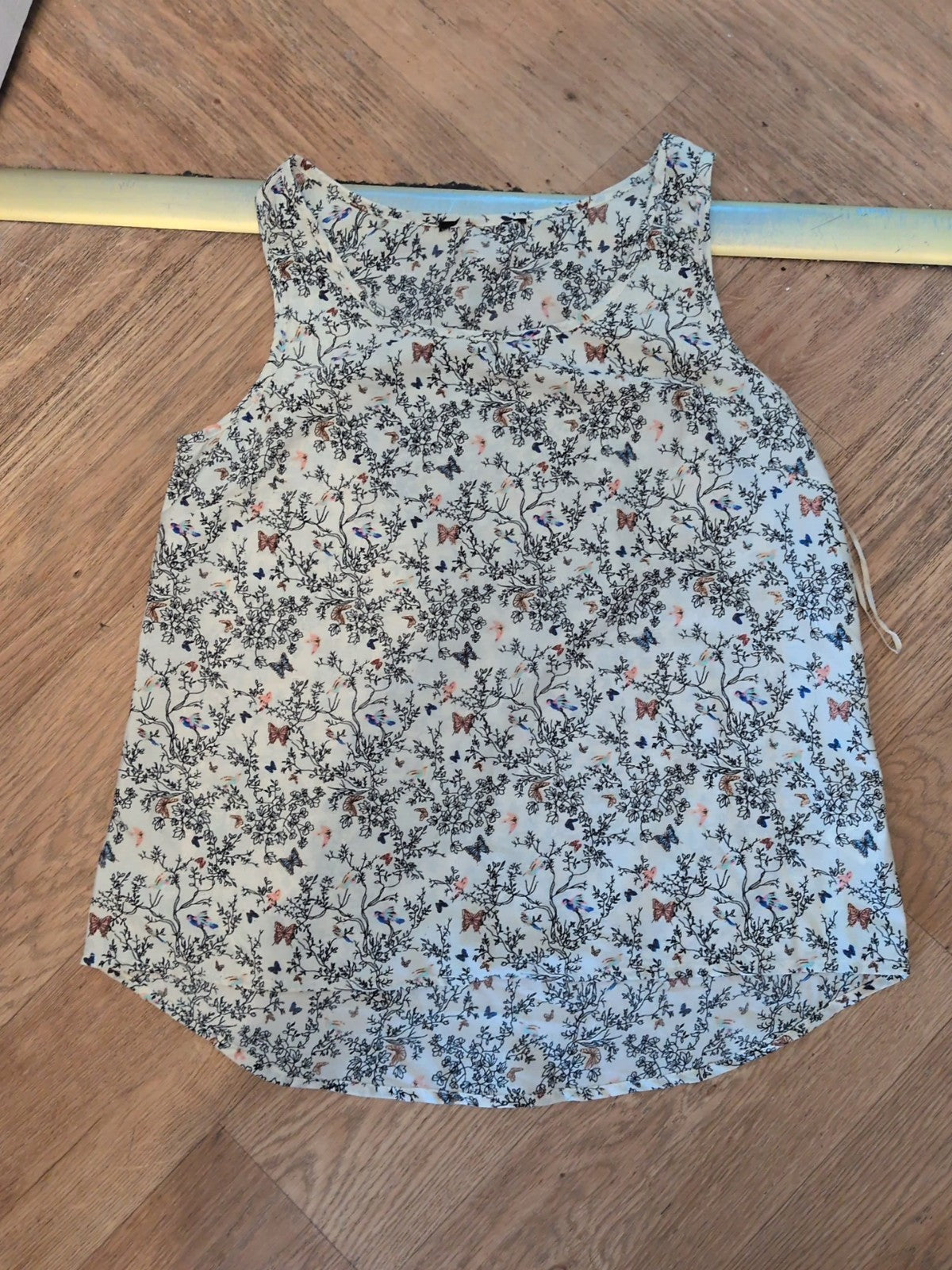 Primark 12 Multicoloured Wildlife Sleeveless Blouse