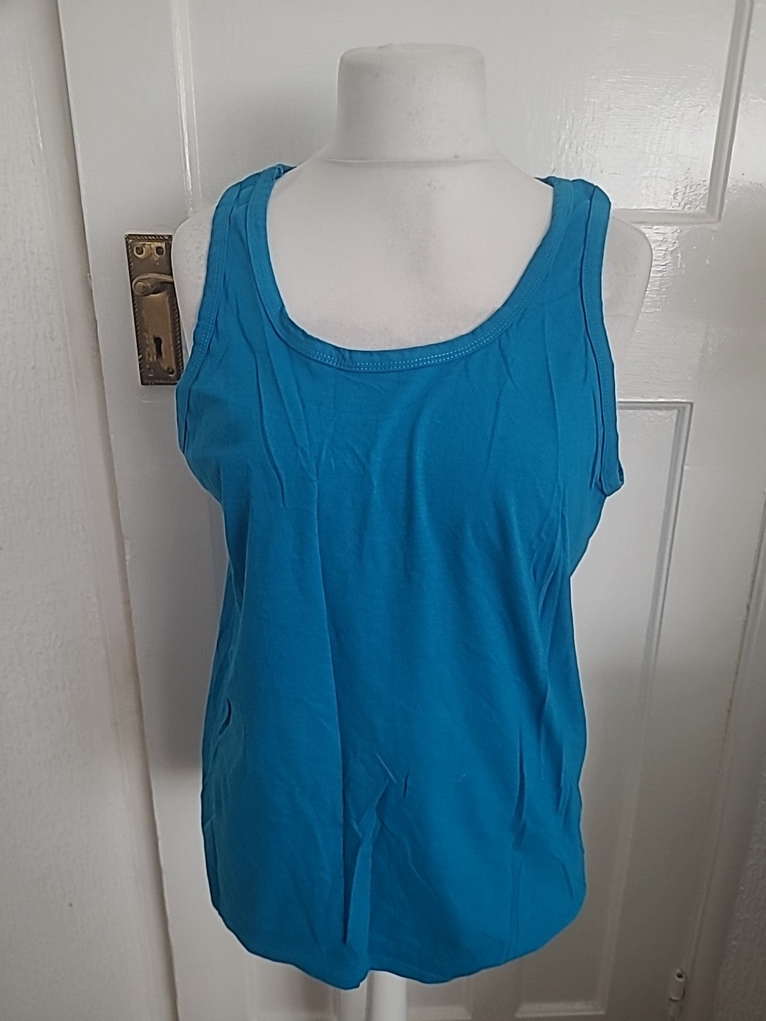Mens Gaffer Size XL Blue Sleeveless Vest Top