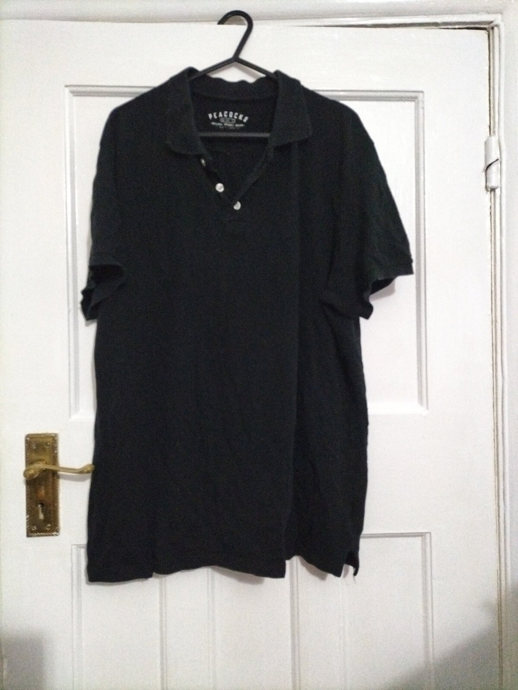 Mens Primark Size Large Black Polo