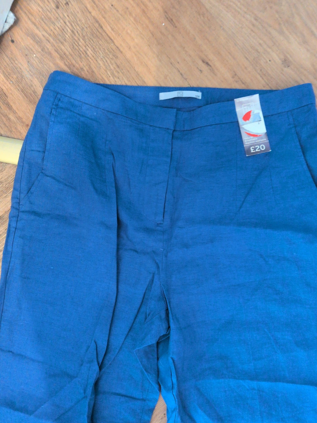 Brand New Tu 12r Blue Breathable Natural Trousers