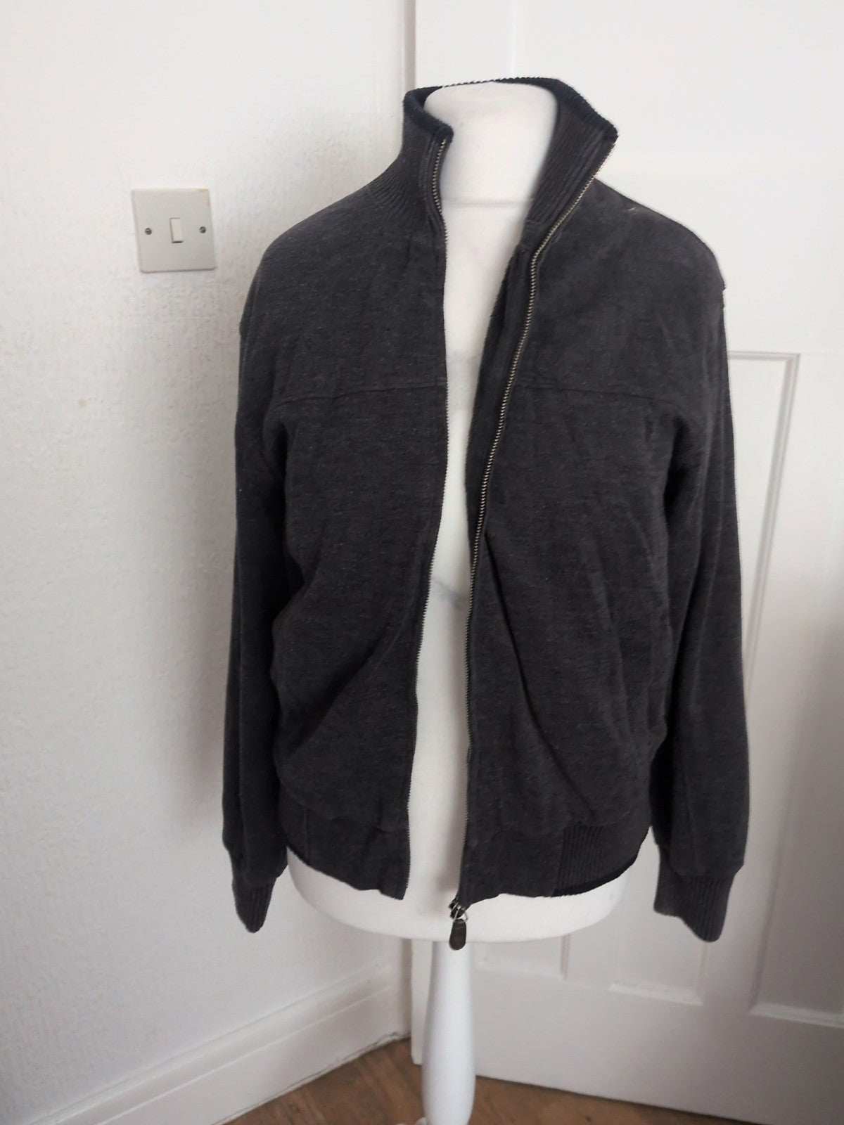 Blue Harbour Medium Fleece Lined Full Zip Jumper Navy