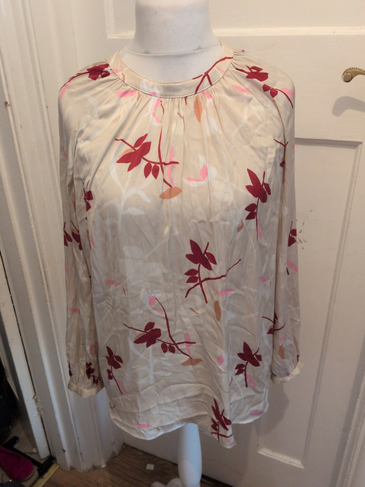 M&S Collection 18 Multicoloured Long Sleeve Blouse