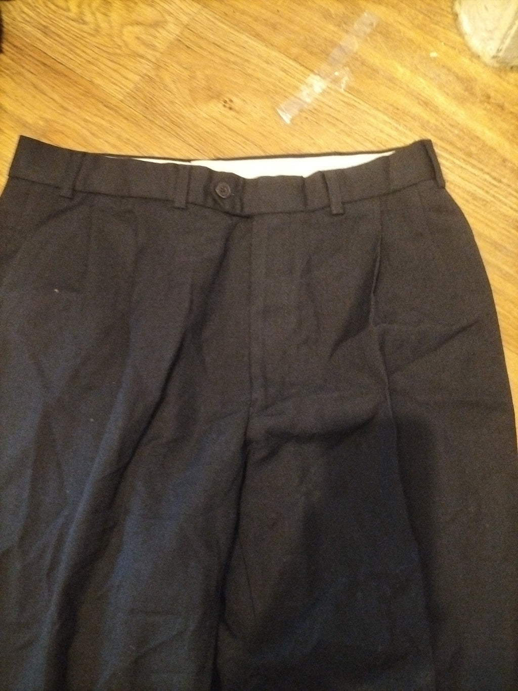 Mens St Michael Size 36x31 Navy Dress Formal Trousers