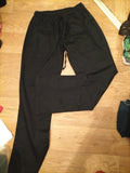 Ladies Chef Works Size Small (30/32) Black Elasticated Trousers Cooking