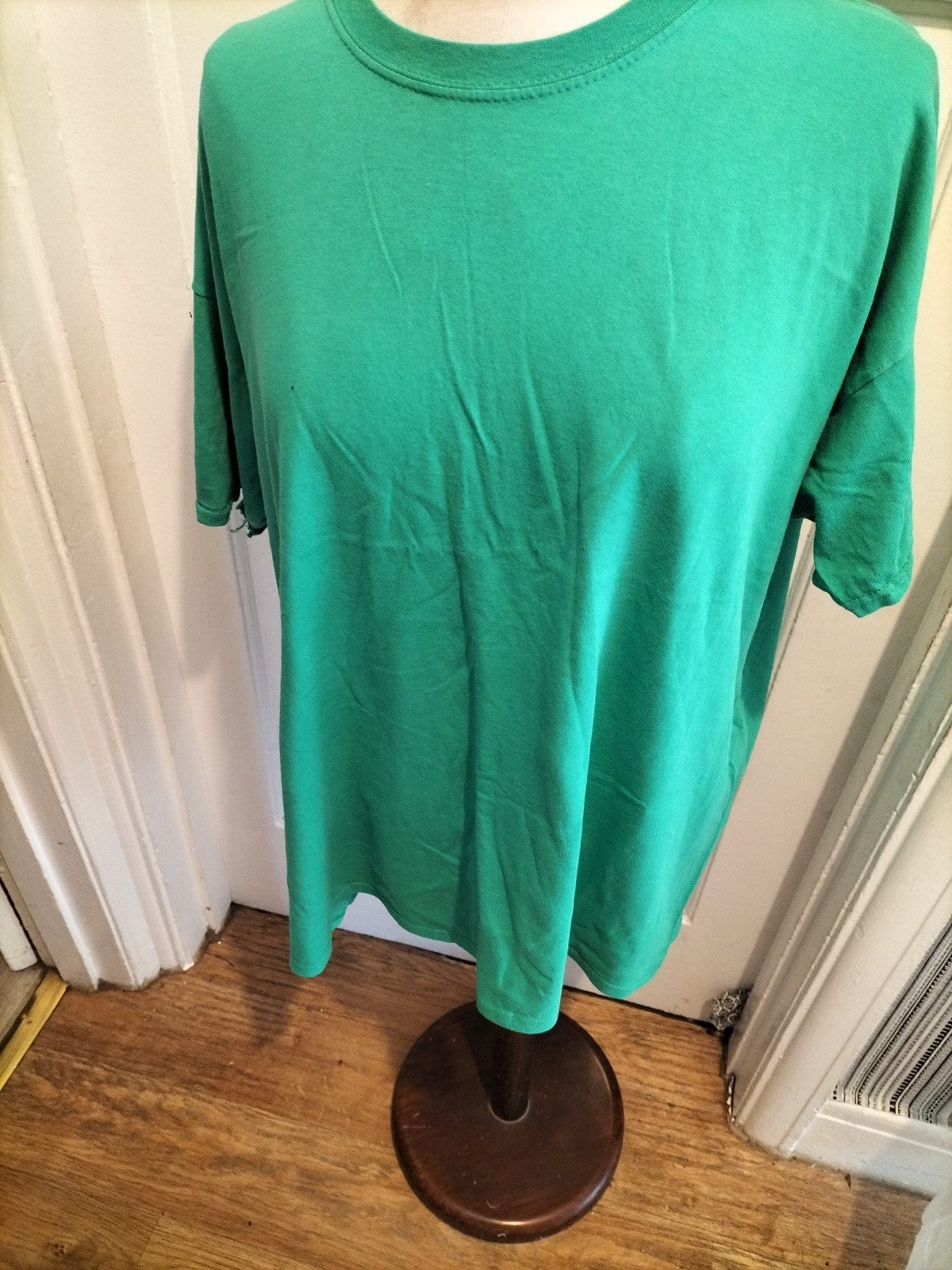 Ladies Fruit Of The Loom Size 2XL Green Short Sleeved Tshirt