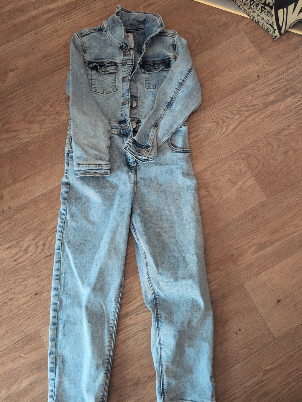 Denim&Co 6-7 Years Denim Jumpsuit