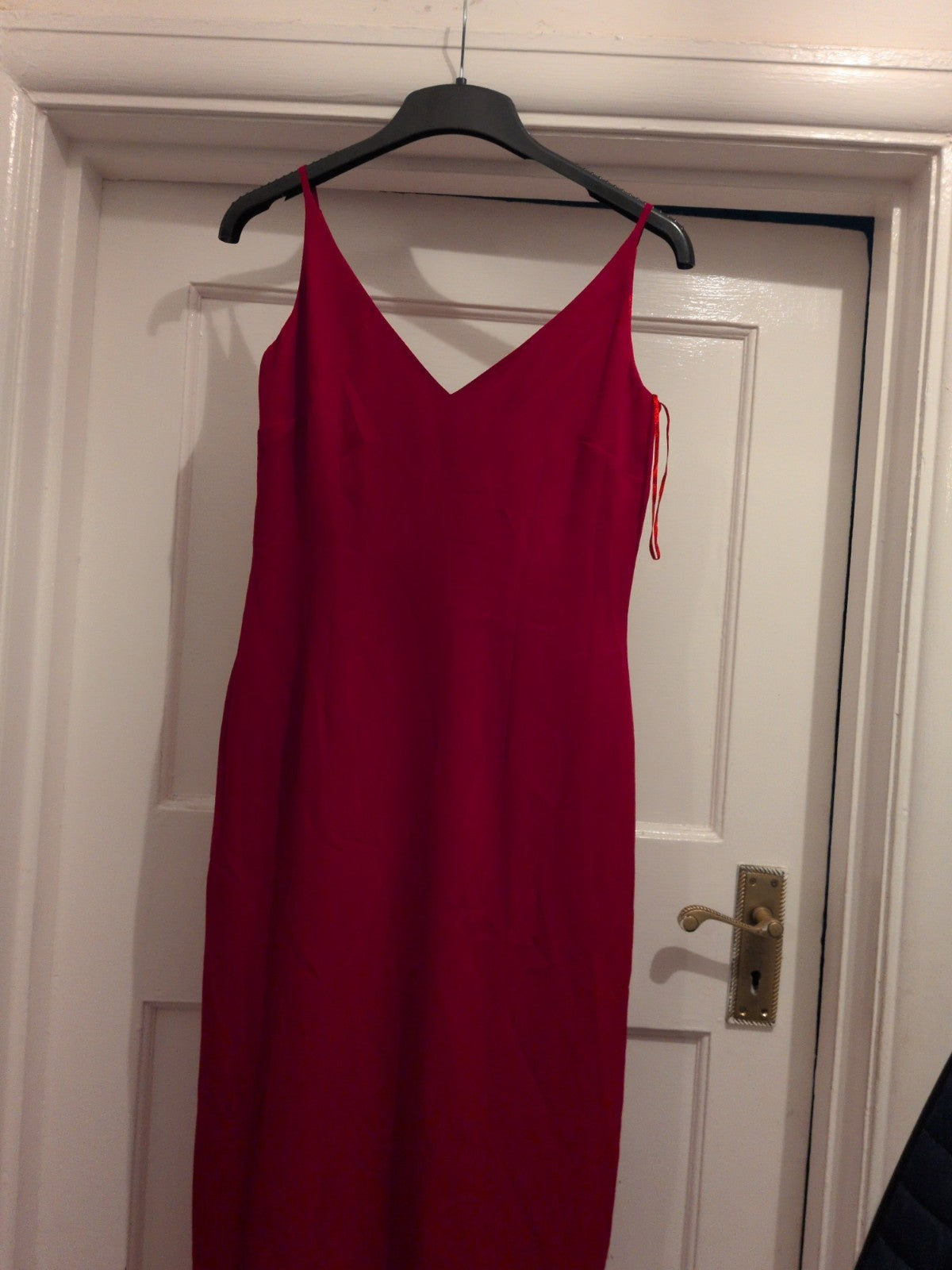 Next 8 Red Sleeveless Lined Dress
