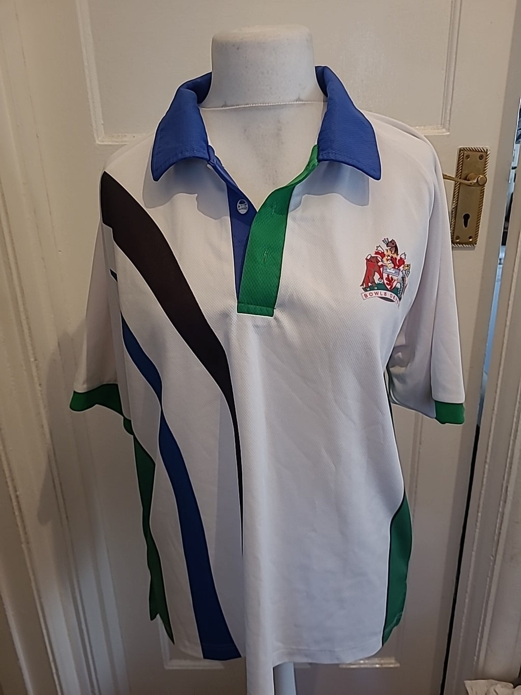 Mens Kaylo Size Large Devon Bowls Polo