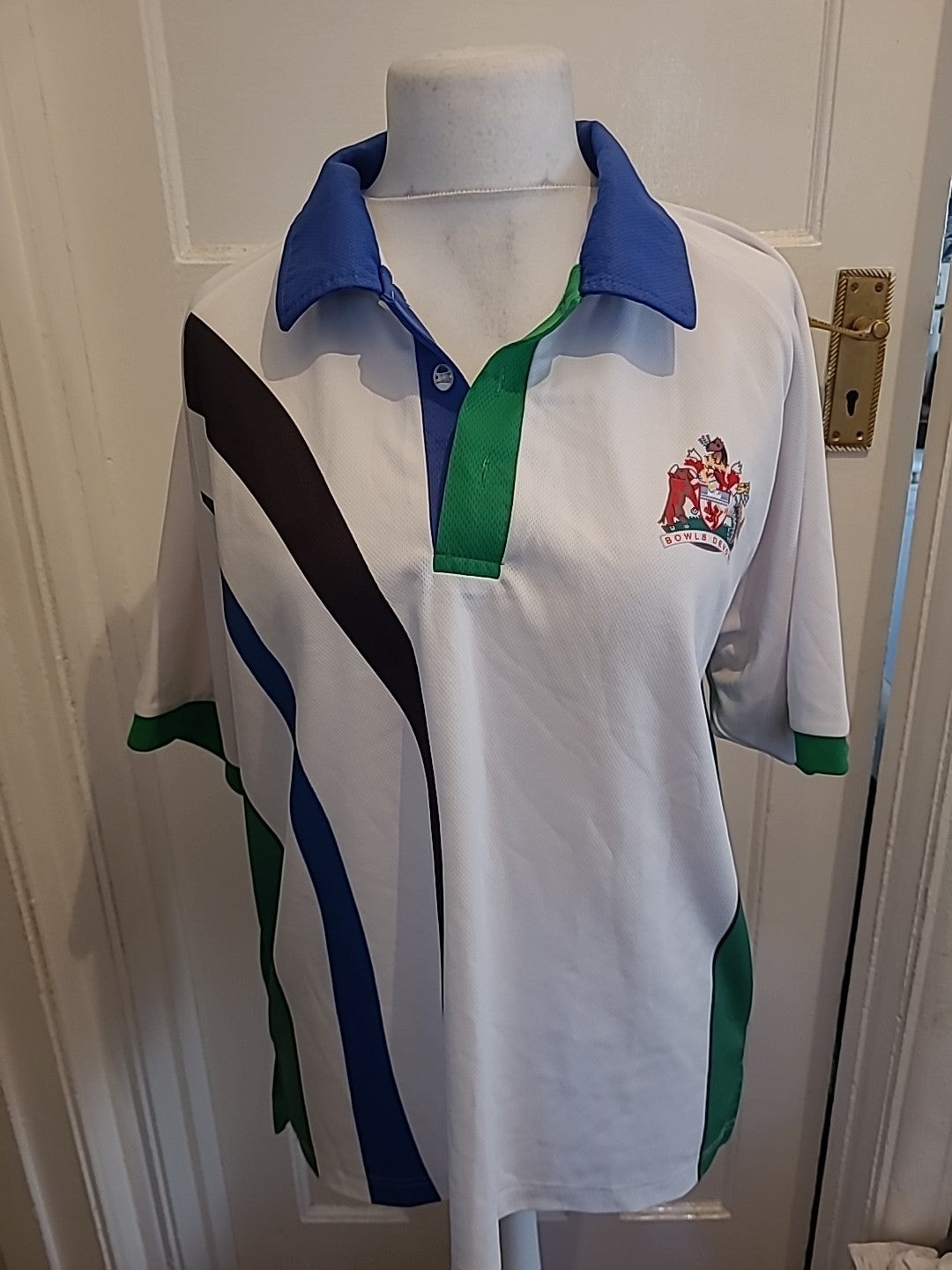 Mens Kaylo Size Large Devon Bowls Polo
