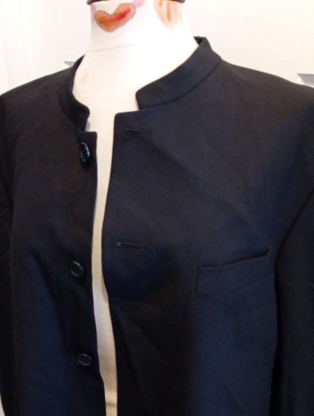 Men's Jonathan Adams Size 42in Black Padded Blazer